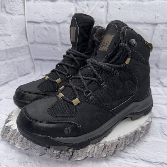 Jack Wolfskin Mens Texapore Nanuk Fleece Waterproof Mid Hiking Boots US Size 8.5 - Picture 4 of 11